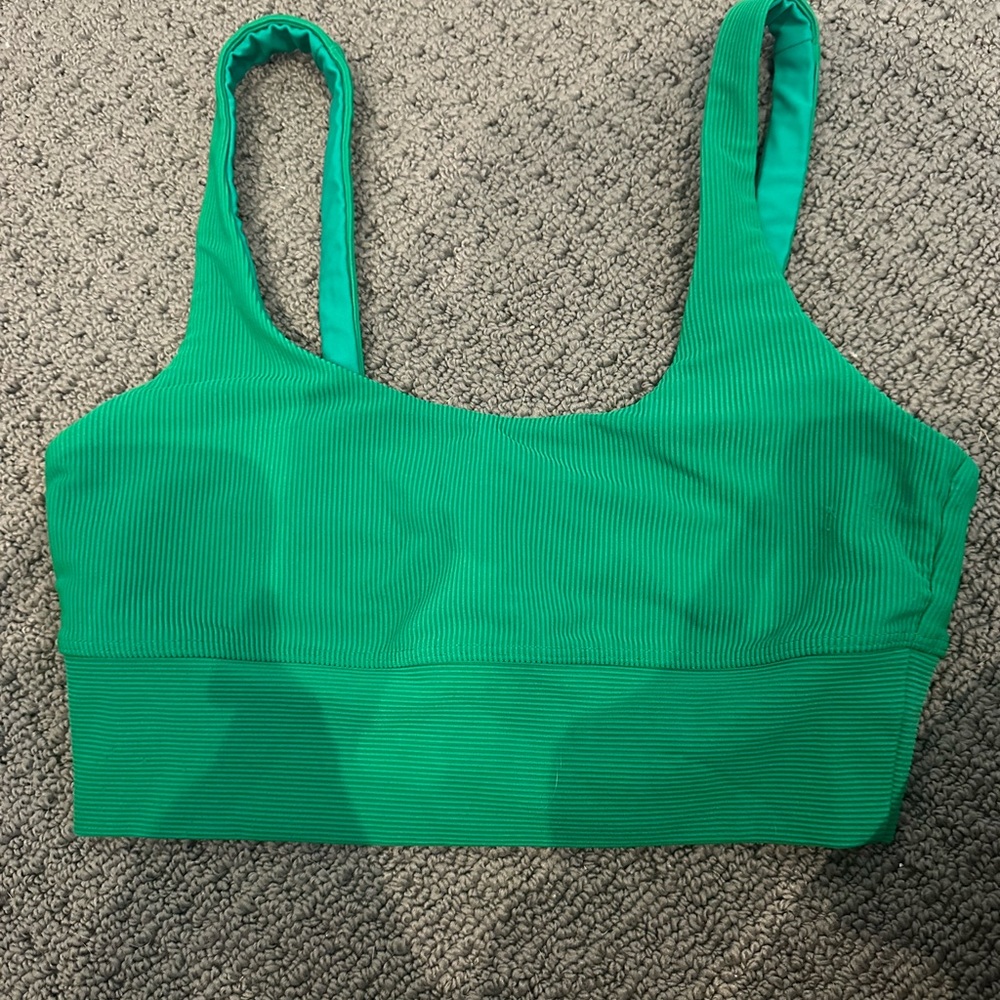 Beach Riot Green Sports Bra Intimates